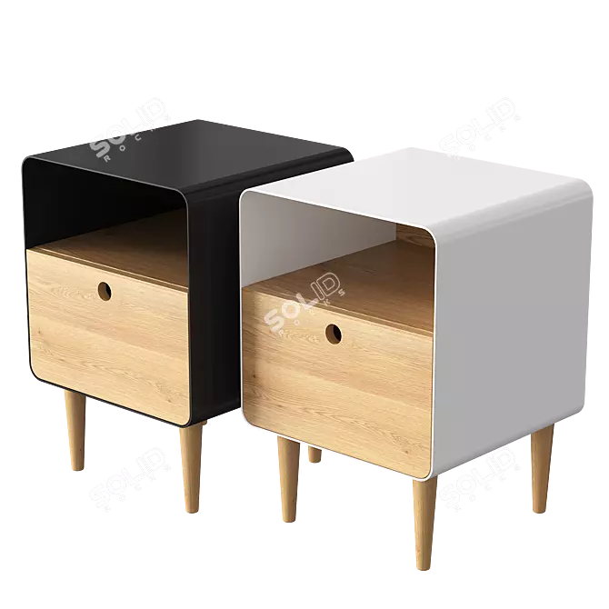 JIMI Bedside Table by La Redoute 3D model image 3