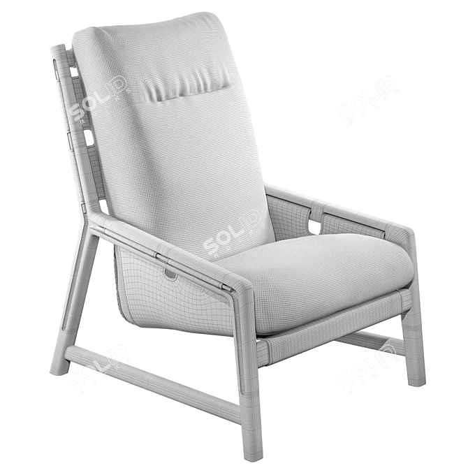 Modern BICE Chair by Porada 3D model image 4