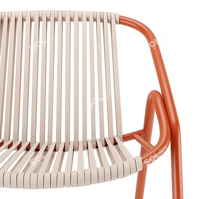 Outdoor Aluminum Chair by Alutec 3D model image 8