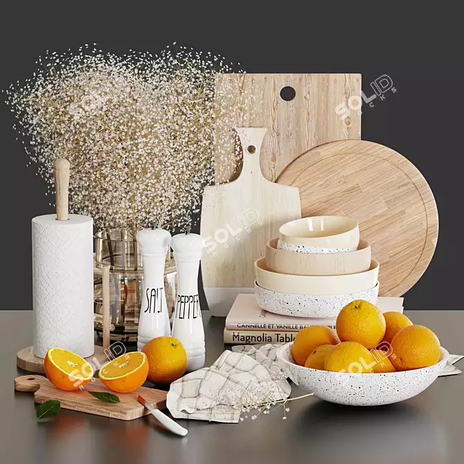 Kitchen Tools Model VOL_101 3D model image 1