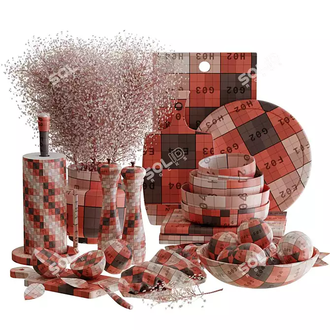 Kitchen Tools Model VOL_101 3D model image 5