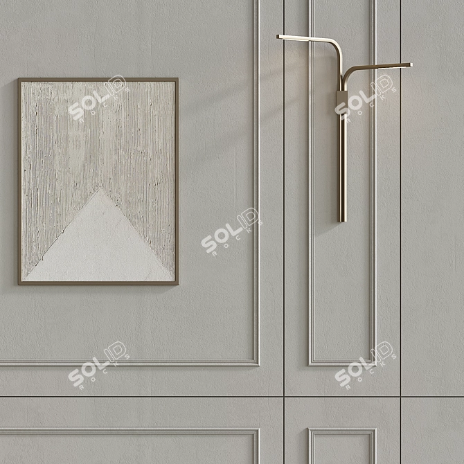 Decorative Wall Composition 34 3D model image 5