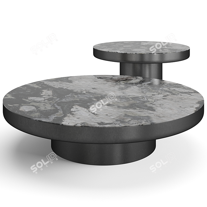 Modern Minotti Brady Coffee Tables 3D model image 2