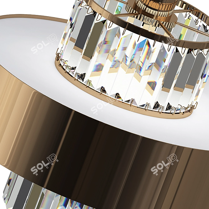 Modern Pendant Light Fixture 3D 3D model image 2