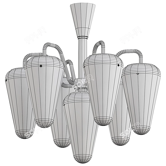 Scandinavian Ceiling Lamp Model 3D model image 3