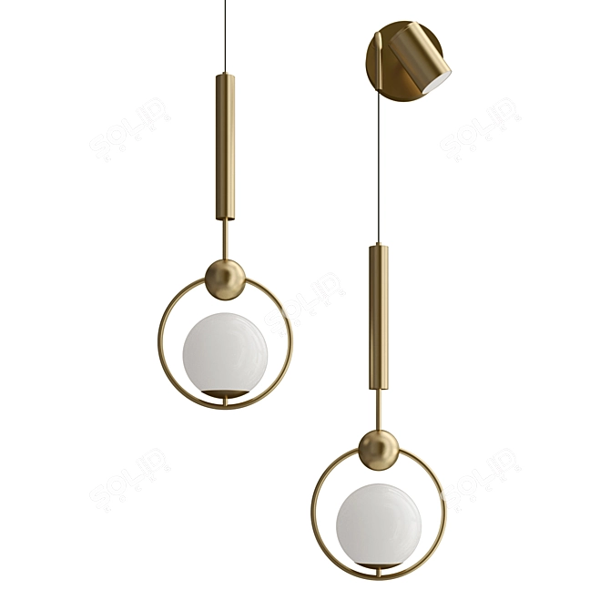 Modern Wall Lamp Finnur RB 3D model image 1