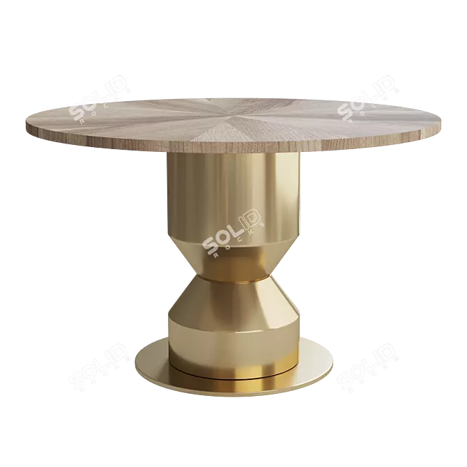 Contemporary Miley Table with Textures 3D model image 1