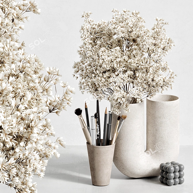 Decorative Set 48 High Quality 3D model image 4