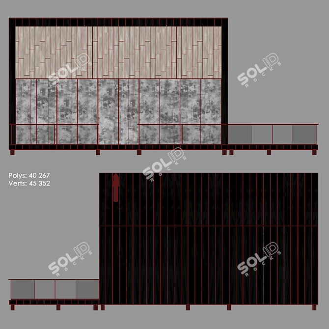 Forest Retreat Cabin Kit 3D model image 5