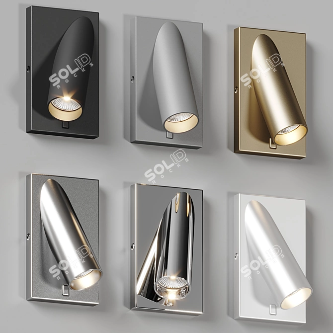 Minimalist LED Wall Sconce Illuminate 3D model image 3