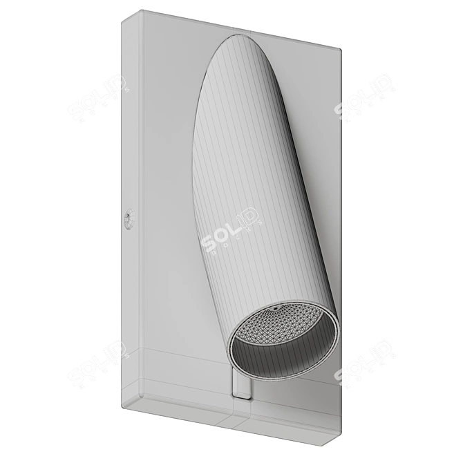 Minimalist LED Wall Sconce Illuminate 3D model image 4