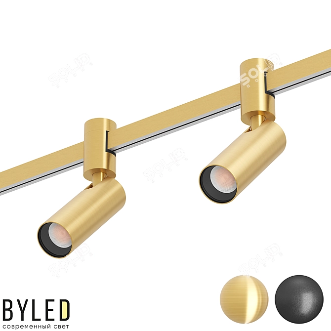 Byled Eclipse Track Light - 5W 3D model image 1