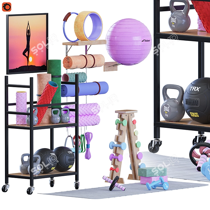  YogaSport Equipment 2015 Set 3D model image 3