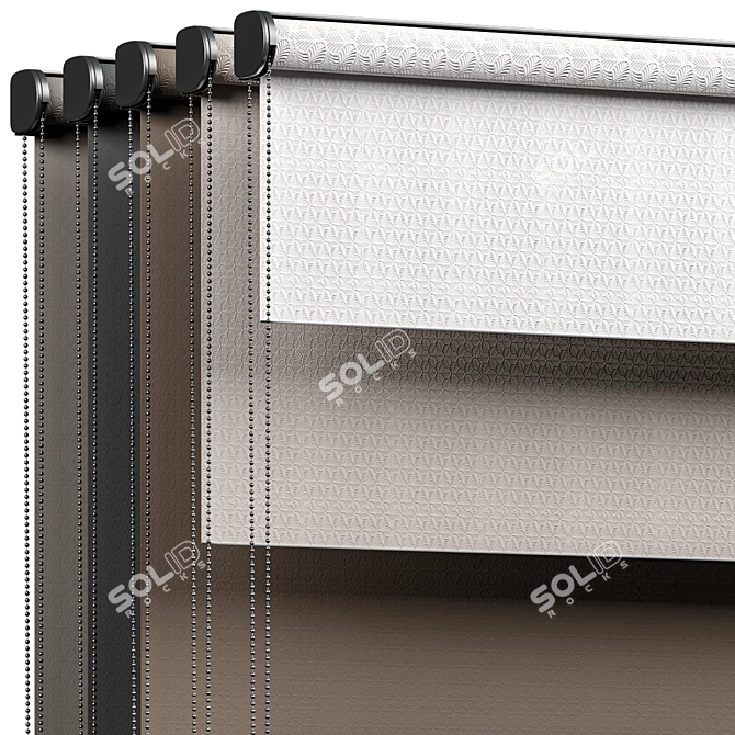 Premium Roller Blinds Collection Vol.12 3D model image 2