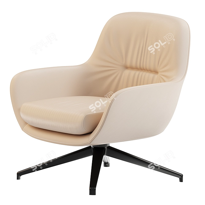  Stylish Armchair Jensen Design Trendy 3D model image 3