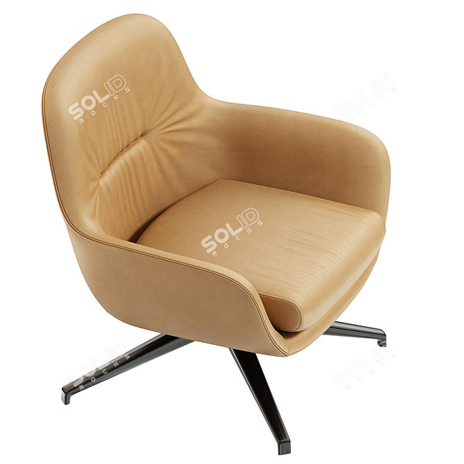  Stylish Armchair Jensen Design Trendy 3D model image 4