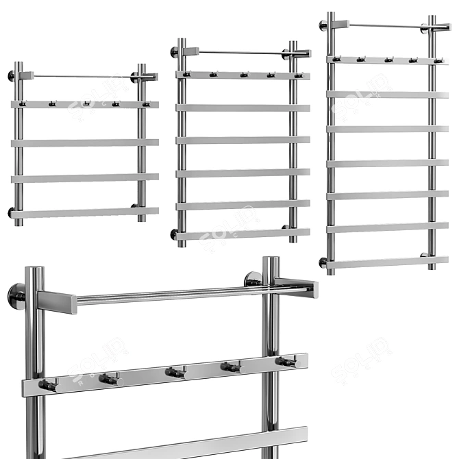 Secado Pontida Water Towel Warmer 3D model image 1