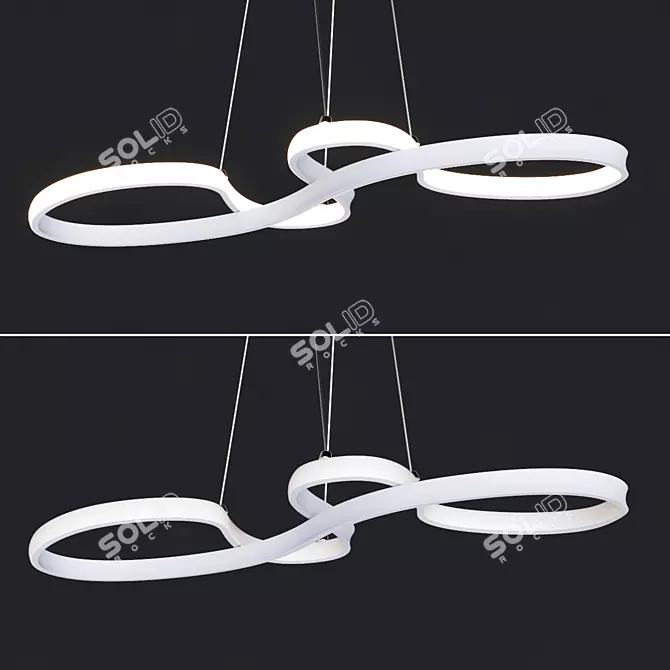 Elegant Moderli Roberta Chandelier V1911 3D model image 1