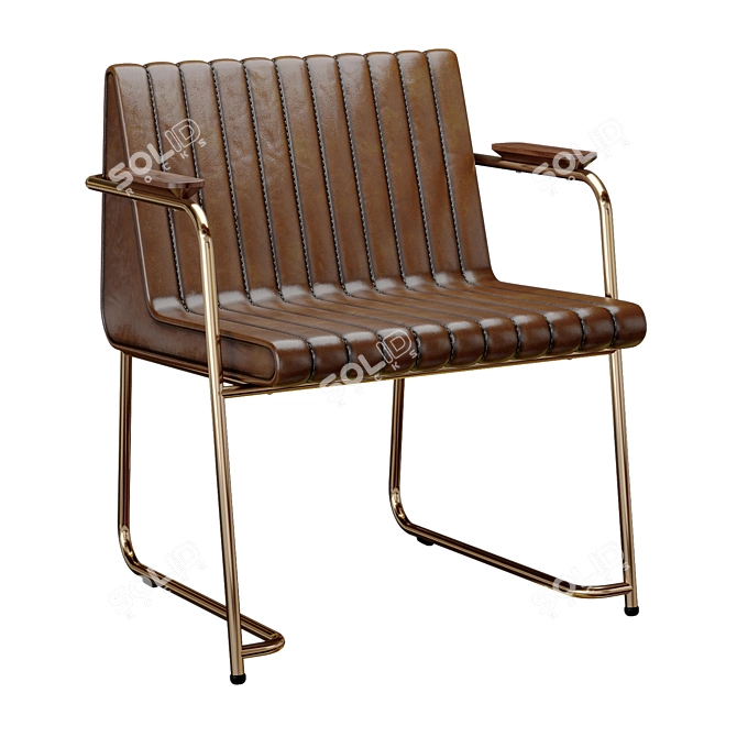 Autoban Nopa Restaurant Barstool 3D model image 4