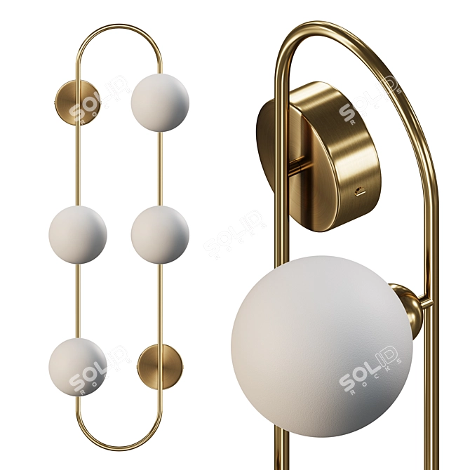 Freya Inversion Wall Sconce 3D model image 1