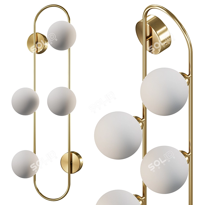 Freya Inversion Wall Sconce 3D model image 2