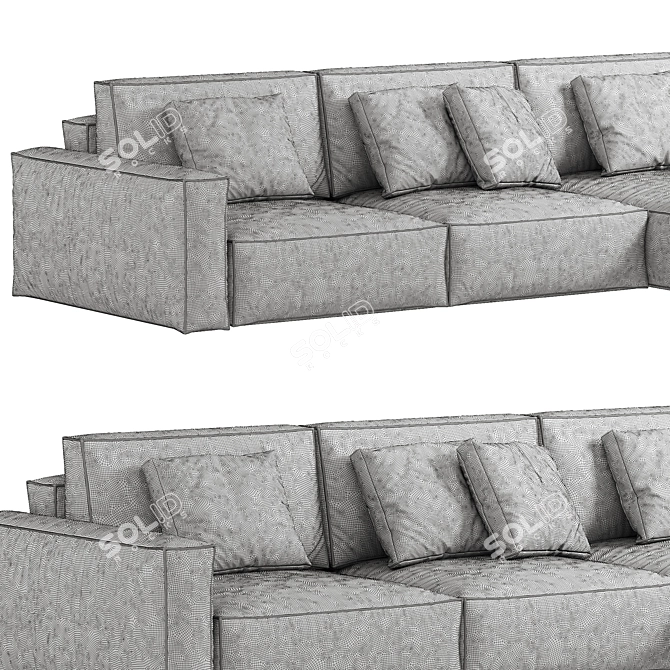 Abi Corner Sofa Set 3D model image 4