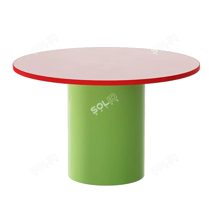 Contemporary TAGADÀ Round Table 3D model image 1