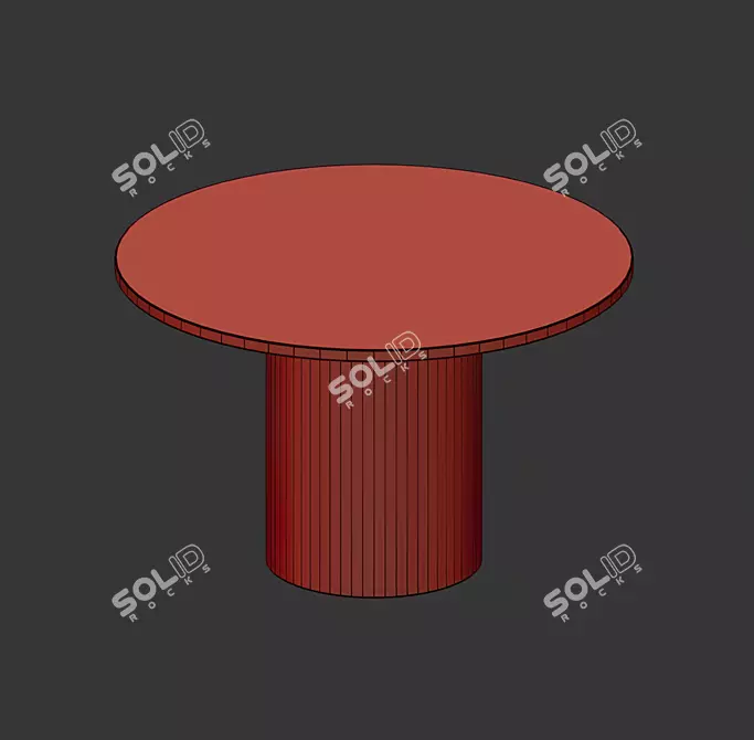 Contemporary TAGADÀ Round Table 3D model image 3