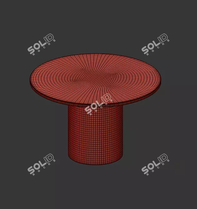 Contemporary TAGADÀ Round Table 3D model image 4