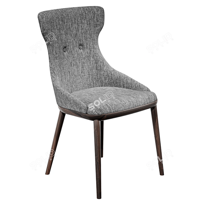 Porada ANDY Chair: Flexibility and Elegance 3D model image 1