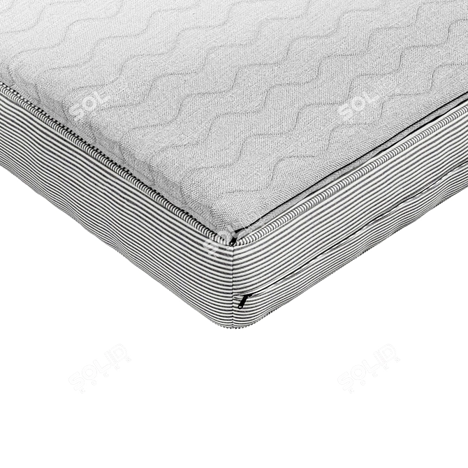 Turbo Smooth Mattress Model 3D model image 4