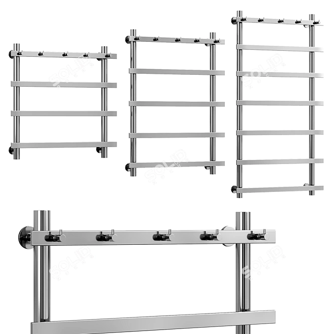 Electric Towel Warmer Secado Pontida 3D model image 1