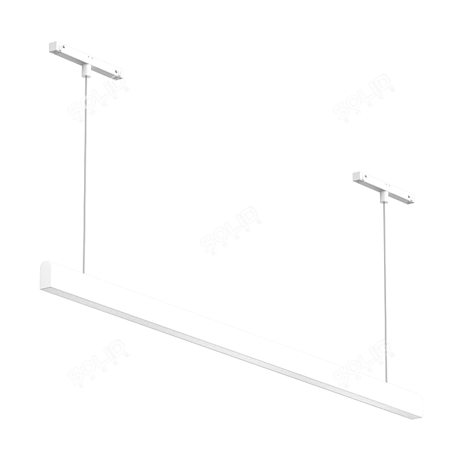 Magnetic LED Luminaire Set 3D model image 3