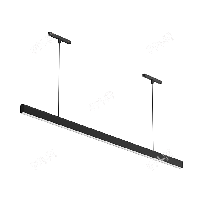 Magnetic LED Luminaire Set 3D model image 4