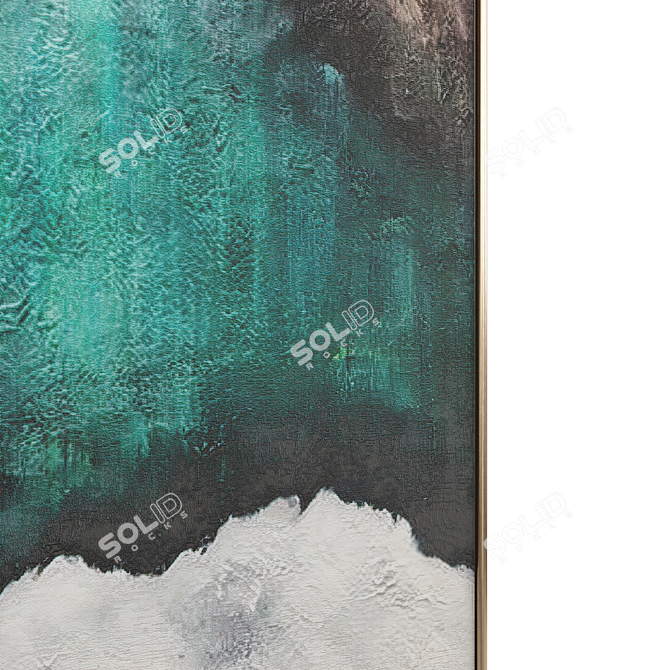 Modern Frame Abstract Art Set 3D model image 3