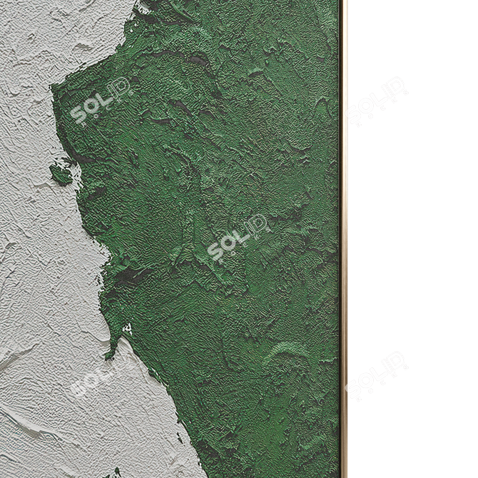 Minimalist Abstract Painting Set 3D model image 3