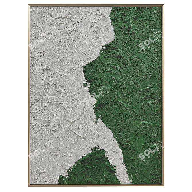 Minimalist Abstract Painting Set 3D model image 4