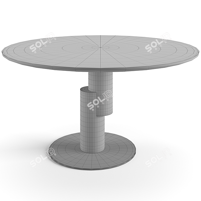 Modern Italian Bonaldo Dining Set 3D model image 5