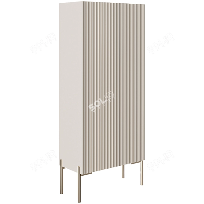 Canora Grey 15-Pair Shoe Cabinet 3D model image 1