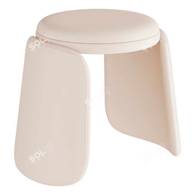 Henge Tripartite Stool | Стул 3D model image 3