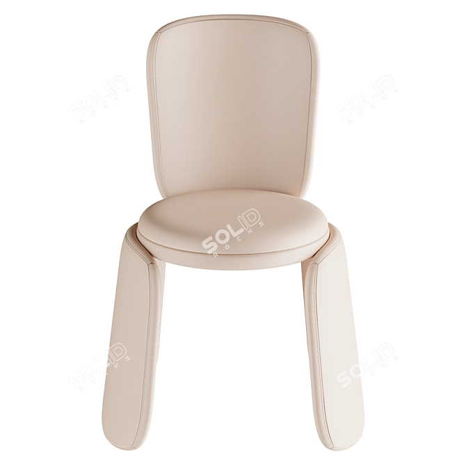 Elegant Modular Henge Chair 3D model image 3