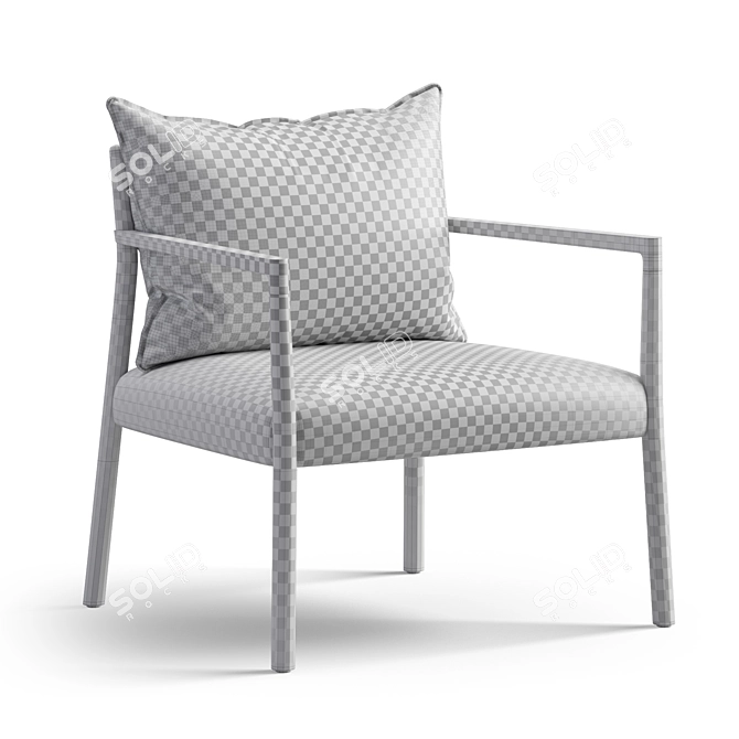 Elegant Vergés Bogart Chair 3D model image 12