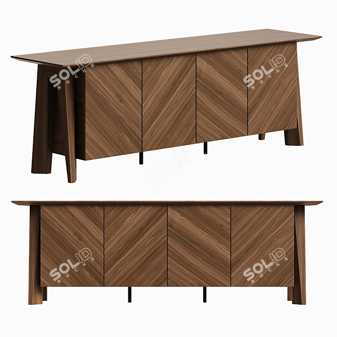 Nobby Sideboard for Corona Render 3D model image 1