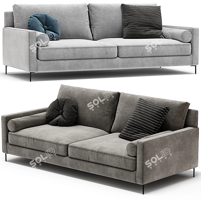 Modern Eilersen Lift Sofa 3D 3D model image 2