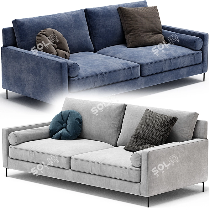 Modern Eilersen Lift Sofa 3D 3D model image 4