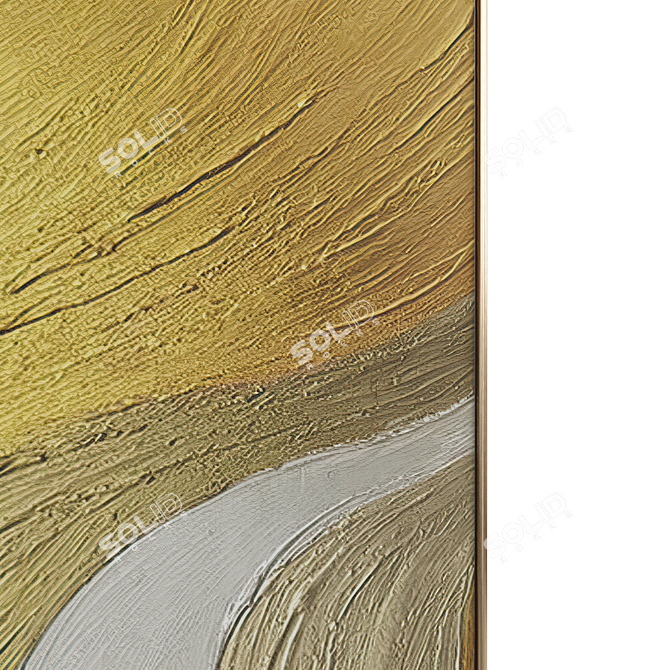 Contemporary Abstract Art Set 3D model image 3