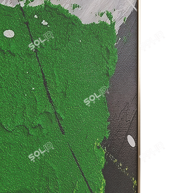 Abstract Minimalist Art Duo Offering 3D model image 3