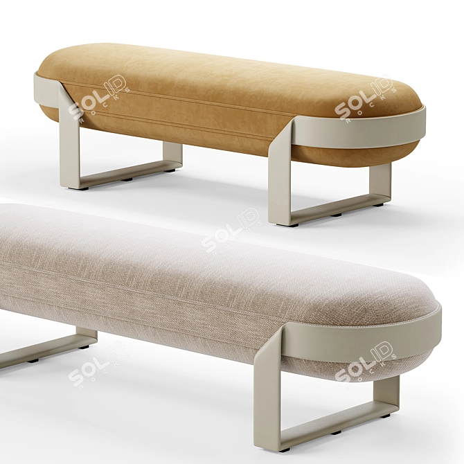 Elegant SHIRLEY Sofa in Millimeters 3D model image 2