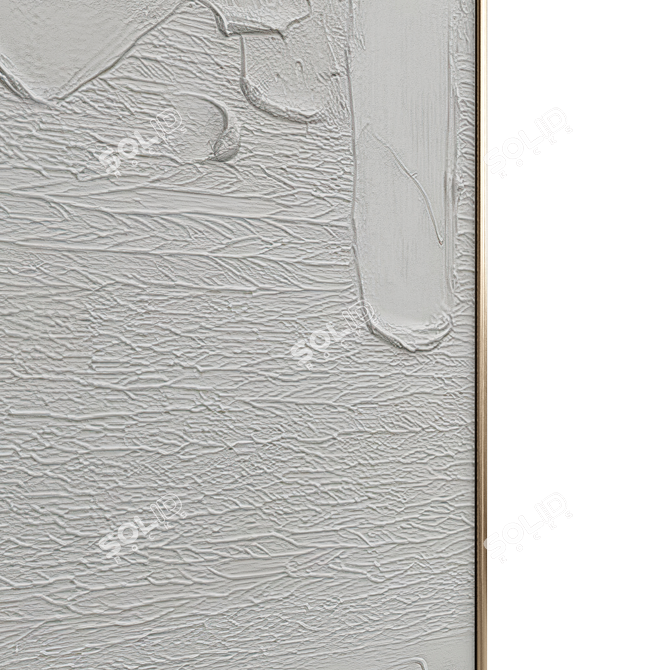 Modern Minimalist Abstraction Art Set 3D model image 3