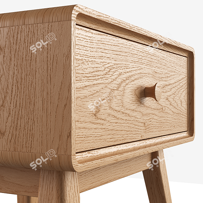 Miji Bedside Table by La Redoute 3D model image 3